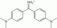 Chemical formula of Auramine O